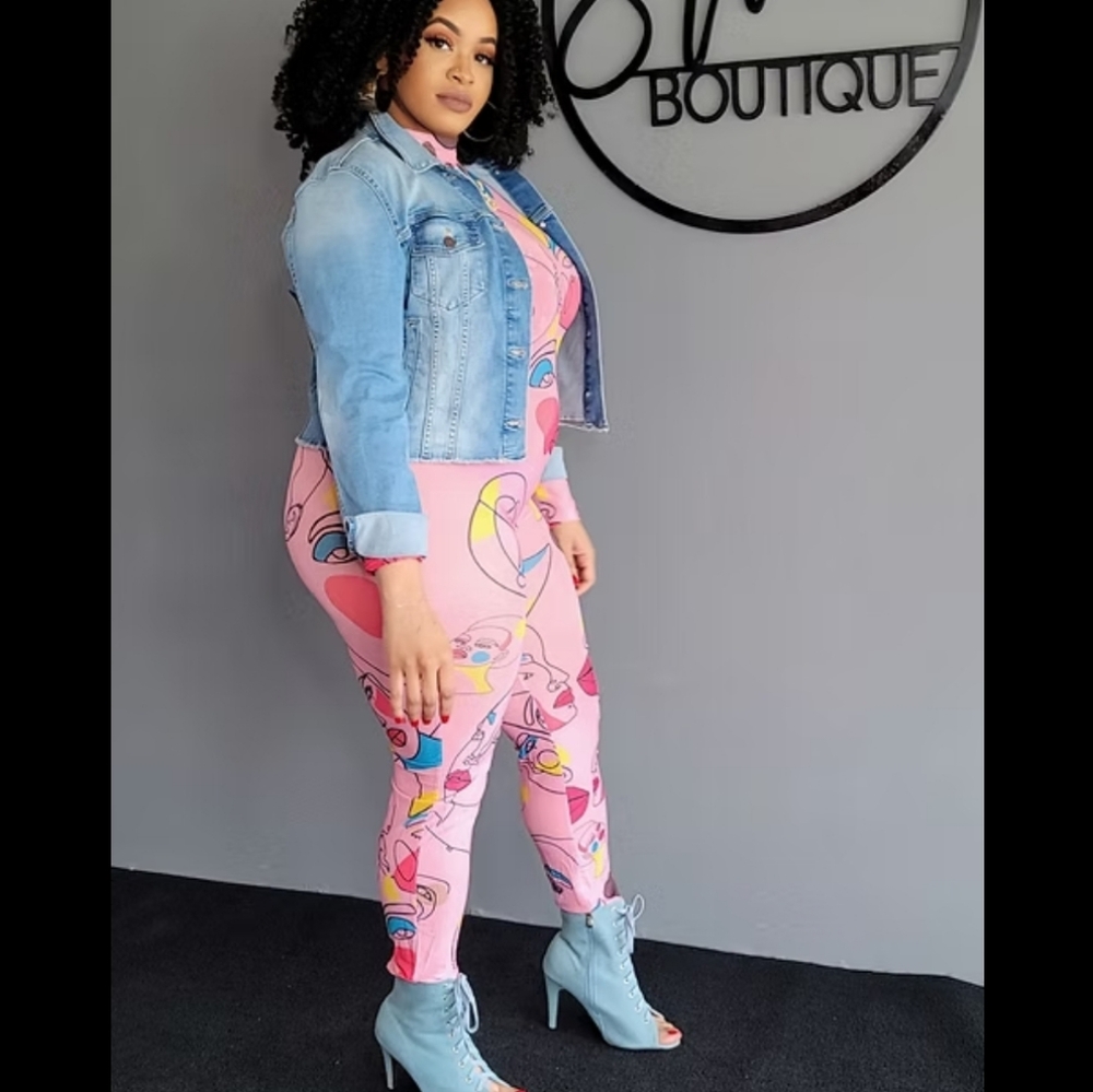 ART PLUS SIZE JUMPSUIT